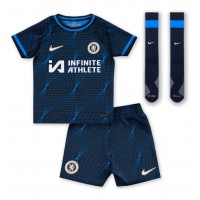 Camisa de Futebol Chelsea Ben Chilwell #21 Equipamento Secundário Infantil 2023-24 Manga Curta (+ Calças curtas)